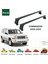 Jeep Commander Xk 2006-2010 Tavan Taşıyıcı Ara Barlar – Vidalı Montaj, Toros Fix Pro, Siyah 2