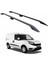Fiat Doblo Kısa Şase 2010-2020 Van Araç Üstü Alüminyum Tavan Yan Rayları Plus Serisi - Siyah 1