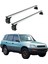 Toyota Rav 4 1994-2006 Tavan Taşıyıcı Ara Barlar – Vidalı Montaj, Toros Fix Pro, Pro 6 Alu Gri 1