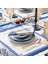 Elysian Blue, Premium Seri Mutfak Sunum Peçetesi, Duck Keten Kumaş 40X40CM 4