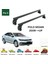 Volkswagen Polo Sedan 2009-2020 Oluksuz Üst Tavan Portbagaj Taşıyıcı Ara Atkısı Toros Serisi Pro 4 Siyah 2