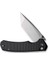 Button Lock Brazen Flipper & Thumb Stud Knife Black G10 Handle Çakı 4