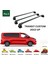 Ford Transit Custom Lwb 2013-2023 Roof Rack Cross Bars 3-Fix Point Alu Siyah 2