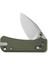 Baby Banter 2-Tg Thumb Stud & Crossbar Lock Knife Green & Red G10 Handle Çakı 4