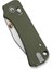 Baby Banter 2-Tg Thumb Stud & Crossbar Lock Knife Green & Red G10 Handle Çakı 5