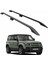 Land Rover Defender 110 2020-2025 Araç Üstü Alüminyum Tavan Yan Rayları Plus Serisi - Siyah 1