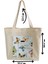 SnowBear Kelebek Desenli Bez Omuz Çantası – Günlük Kullanıma Uygun, Hafif ve Şık Tote Bag 2