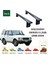 Land Rover Discovery (Series Iı) 1998-2004 Roof Rack Cross Bars Rain Gutter Siyah 2