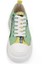 Kadın Vegan Yeşil Kalın Taban Sneakers - The Band Tasarım 5