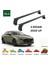 Mazda 3 Sedan 2019-2025 Oluksuz Üst Tavan Portbagaj Taşıyıcı Ara Atkısı Toros Serisi Pro 4 Siyah 2