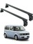 Nissan Cube Z11 2002–2008 Oluksuz Üst Tavan Portbagaj Taşıyıcı Ara Atkısı Toros Serisi Pro 4 Siyah 1