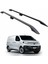 Peugeot Expert Mk3 Kısa Şase L1 2016-2025 Araç Üstü Alüminyum Tavan Yan Rayları Plus Serisi - Siyah 1