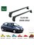 Renault Clio 2005-2012 Oluksuz Üst Tavan Portbagaj Taşıyıcı Ara Atkısı Toros Serisi Pro 4 Siyah 2