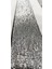 4cm Genişlikte Düz Gümüş Simli Lastik Şerit / 1 Metre 3