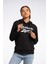 RI BL FLEECE HOODIE Siyah Kadın Sweatshirt 3