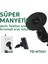 Süper Manyetik Araç Telefon Tutucu TD-H7541 | 360° Dönebilen Metal Kancalı Havalandırma Klipsli | iPhone 12-13-14 ile Uyumlu Manyetik Destekli Akıllı Telefon Tutucu TD-H7541 3