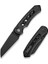 Pragma Prime Thumb Stud & Button Lock Knife All Black Aluminum Handle Çakı 2