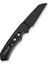 Pragma Prime Thumb Stud & Button Lock Knife All Black Aluminum Handle Çakı 3