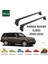 Land Rover Range Rover (L322) 2002-2012 Tavan Taşıyıcı Ara Barlar – Vidalı Montaj, Toros Fix Pro, Siyah 2