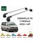 Volkswagen Caravelle T6 T-P 2015-2024 Portbagaj Taşıyıcı Ara Atkı Aparatı Paw Pro 3 Gri 2