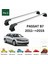 Volkswagen Passat Sedan B7 2011-2015 Oluksuz Üst Tavan Portbagaj Taşıyıcı Ara Atkısı Toros Serisi Pro 4 Gri 2