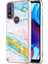 Motorola Moto G Güç 2022 Ince Tpu Yumuşak Tampon Mermer Desen (Yurt Dışından) 1