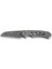 Pragma Prime Thumb Stud & Button Lock Knife Gray Aluminum Handle Damascus Çakı 1