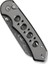 Pragma Prime Thumb Stud & Button Lock Knife Gray Aluminum Handle Damascus Çakı 5