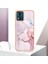 Motorola Moto E7 Güç Koruma Yumuşak Tampon Mermer Desen Ince (Yurt Dışından) 3