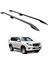 Land Cruiser Prado J120 2002-2009 Araç Üstü Alüminyum Tavan Yan Rayları Plus - Siyah 1