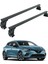 Renault Clio 4 Hatcback Oluksuz Üst Tavan Portbagaj Taşıyıcı Ara Atkısı Toros Serisi Pro 4 Siyah 1