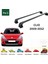 Renault Clio 2005-2012 Roof Rack System, Aluminium Cross Bar, Metal Bracket, Fix Point, Siyah 2