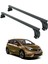 Nissan Note E12 2014-2020 Oluksuz Üst Tavan Portbagaj Taşıyıcı Ara Atkısı Toros Serisi Pro 4 Siyah 1