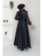 Kadın Giyim Abiye Moda Pul Detaylı Saten Abiye 2537 3