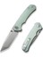 Button Lock Brazen Flipper & Thumb Stud Knife Naturel G10 Handle Çakı 2