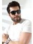 Erkek Siyah Kare Aksesuarlı Polarize Güneş Gözlüğü 23059 C2 P 3