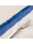 Elysian Blue, Premium Seri Duck Keten Amerikan Servis, 6'lı 2