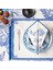 Elysian Blue, Premium Seri Duck Keten Amerikan Servis, 6'lı 3