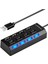 4 Port USB 2.0 Çoklayıcı Çoğaltıcı Hub Anahtarlı Işıklı On Off 2