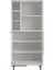 Bohem Banyo Dolabı Çok Amaçlı Dolap 3 Kapaklı Metal Ayaklı Beyaz BOH9C-W 4