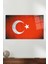 Eskitme Türk Bayrağı Cam Tablo, Modern Ev ve Ofis Dekoru, Hediyelik Duvar Dekorasyonu, Kırılmaz Cam 1