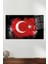 Türk Bayrağı Cam Tablo, Modern Ev ve Ofis Dekoru, Hediyelik Duvar Dekorasyonu, Kırılmaz Cam 1