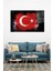 Türk Bayrağı Cam Tablo, Modern Ev ve Ofis Dekoru, Hediyelik Duvar Dekorasyonu, Kırılmaz Cam 3