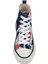 Kadın Vegan Lacivert High Sneakers - Swan And Raven Tasarım 5