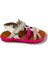 Bagcı 3046-20 Çapraz Cırtlı Kız Çocuk Sandalet Pembe Beyaz 26-30 2