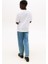 Erkek Çocuk Rahat Kesim Göğsü Tonal Nakışlı T-Shirt - Beyaz 3