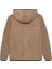 Erkek Kapüşonlu Fermuarlı Pelüş Sweatshirt - Kahverengi 2