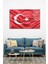 Dalgalanan Türk Bayrağı Cam Tablo, Modern Ev Ofis Dekoru, Hediyelik Duvar Dekorasyonu, Kırılmaz Cam 3