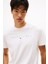 Erkek Bisiklet Yaka Logo Baskılı T-Shirt - Ekru 4