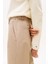 Kadın Slim Straight Fit Chino Pantolon - Bej 4